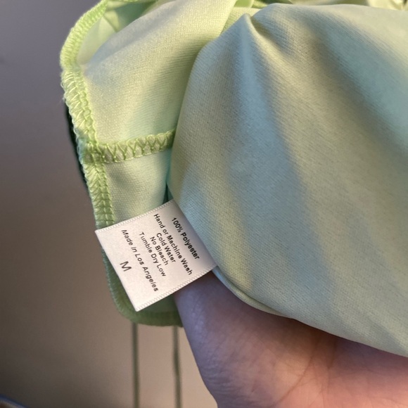 Lucy Sky Dress in Satin Sage - Picture 8 of 11